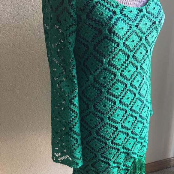Judith March Green Scoop Neck Dress size M - Picture 8 of 8